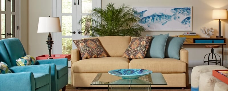 Sander Living Room with Glass On Glass